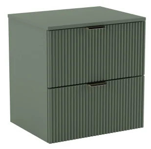 Szałwiowa szafka ścienna pod nablatową umywalkę - Enda 3X - Szafki łazienkowe - miniaturka - grafika 1