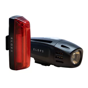 Zestaw lampek rowerowych Elops ST 920 przednia i tylna USB - Lampki rowerowe - miniaturka - grafika 1