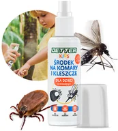 Zwalczanie i odstraszanie szkodników - Środek DETTER Kids na Komary i Kleszcze 80ml dla Małych Dzieci Spray Preparat Aerozol na Komary Kleszcze Meszki - miniaturka - grafika 1