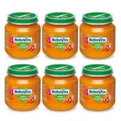 Desery dla dzieci - BoboVita Deserek Jabłka z marchewką po 4. miesiącu Zestaw 6 x 125 g - miniaturka - grafika 1