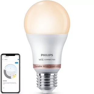 Inteligentna żarówka LED PHILIPS PHI WFB A60 927-65 TW 1PF 6 8W E27 Wi-Fi - Halogeny - miniaturka - grafika 1