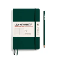 Notesy i bloczki - Notatnik Leuchtturm1917 Paperback B6+, Kropki, Forest Green - miniaturka - grafika 1