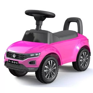 Sun Baby Baby Jeździk Volkswagen T-Roc różowy 5907478641474 - Jeździki dla dzieci - miniaturka - grafika 1