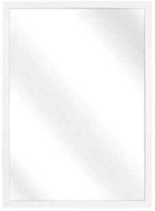 Białe lustro w drewnianej ramie K5-H98 - Lustra Białe lustro w drewnianej ramie K5-H98 - Lustra - miniaturka - grafika 1