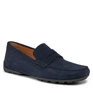 Mokasyny Geox U Kosmopolis + Grip U35CFB 00020 C4064 Navy - Półbuty męskie - miniaturka - grafika 1