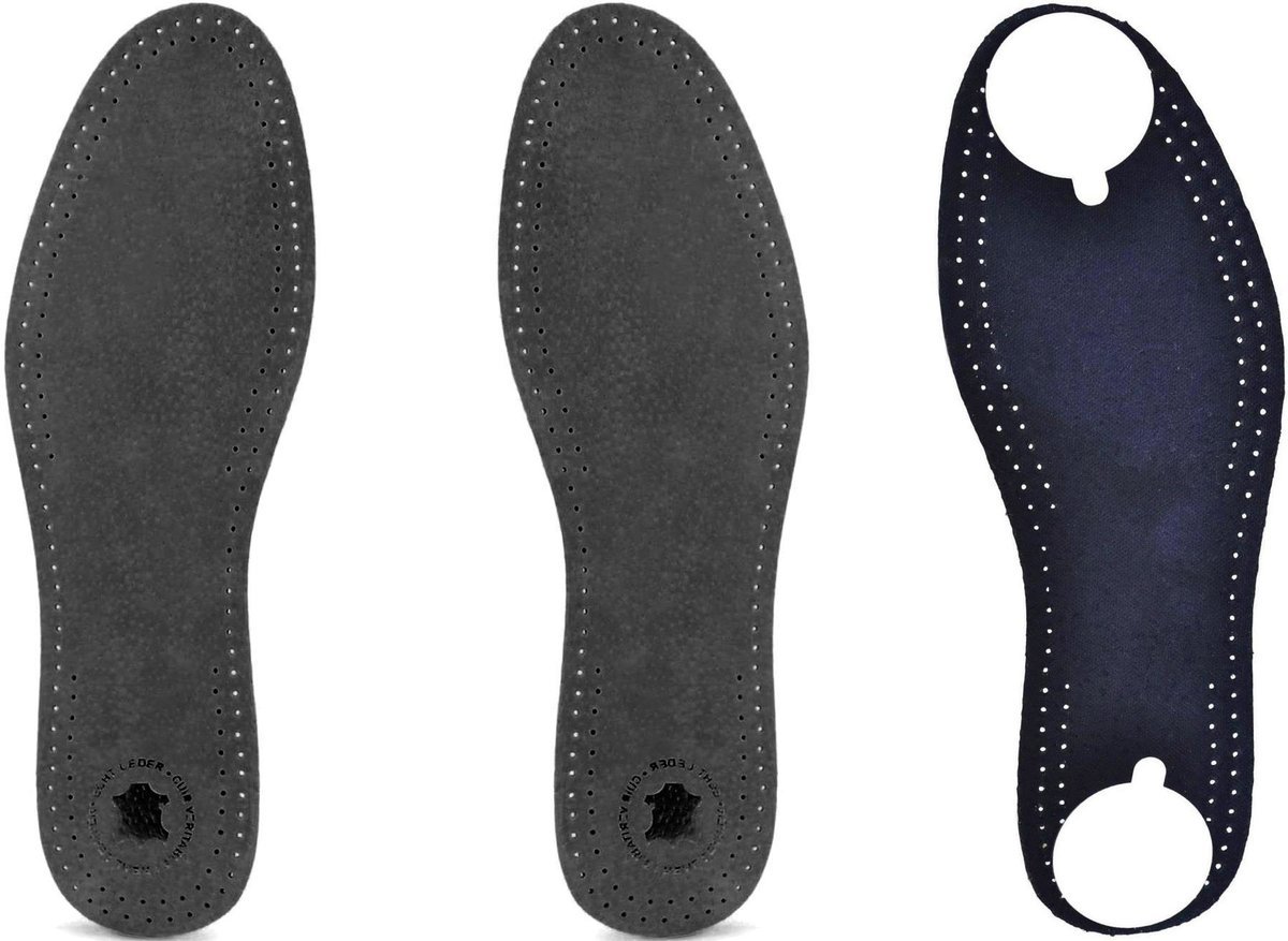 G10-73 CZARNE CIENKIE 1 mm SKÓRZANE WKŁADKI DO BUTÓW ZASTĘPCZE WYŚCIÓŁKI 36