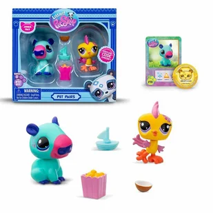 Littlest Pet Shop Papuga i Kapibara akcesoria - figurka - Figurki dla dzieci - miniaturka - grafika 1