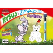 Książki edukacyjne - Rysuj i zmazuj z królikiem - miniaturka - grafika 1