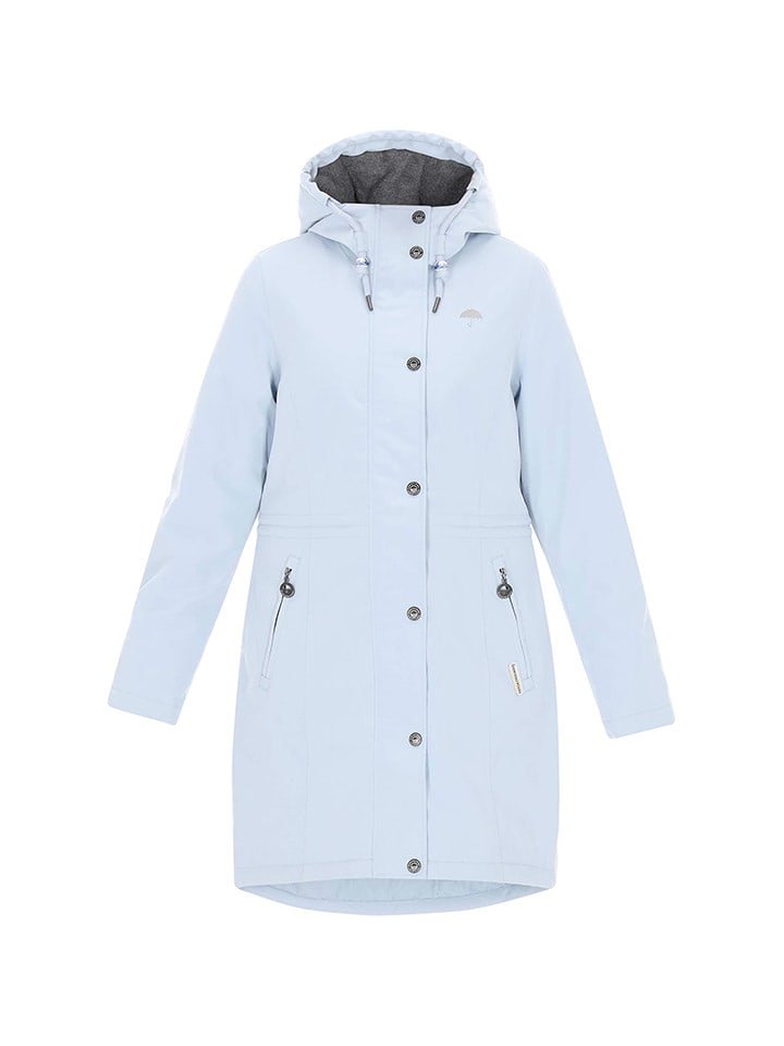Schmuddelwedda Parka w kolorze błękitnym