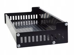 Półka Aluminium Malowana Proszkowo Czarna Łazienka - Półki łazienkowe - miniaturka - grafika 1