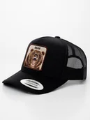 Czapki i chusty sportowe męskie - Czapka Z Daszkiem Trucker Czarna z Niedźwiedziem Miś MyStars Bear SIATKA - miniaturka - grafika 1