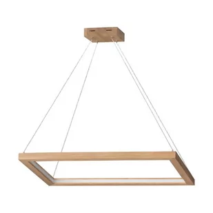 Spotlight Premium Collection Lampa wisząca Legno prostokątna oprawa z drewna dębowego 1519574 - Lampy sufitowe - miniaturka - grafika 1