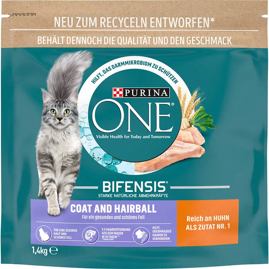 Purina One Coat&Hairball 1,5 kg