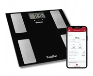 Wagi łazienkowe - TERRAILLON 15490 Smart Connect Black personal scales and bo - miniaturka - grafika 1