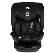Foteliki samochodowe - Lionelo, fotelik samochodowy LO-BASTIAAN RWF I-SIZE 4w1 (od 40 do 150 cm), Black Carbon, Czarny - miniaturka - grafika 1