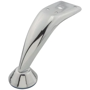 Noga meblowa D-01 chrom STAHL - Zawiasy, okucia i inne akcesoria - miniaturka - grafika 1