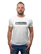 Moda i Uroda OUTLET - T-shirt BrainMax z paskiem męski biały Rozmiar: L - miniaturka - grafika 1