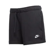 Spodenki damskie - Nike DQ5802-010 W NSW Club FLC MR szorty damskie, czarno-białe, rozmiar XL - miniaturka - grafika 1