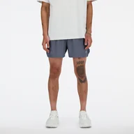 Spodenki męskie - Spodenki męskie New Balance MS41286GT  szare - miniaturka - grafika 1