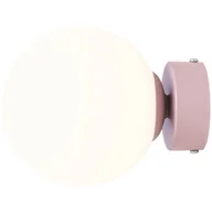Lampy ścienne - Okrągła lampa ścienna Ball Wall 1076C13_S fioletowa - miniaturka - grafika 1
