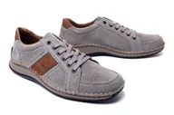 Półbuty męskie - RIEKER 05216-42 grey, półbuty męskie - Rieker - miniaturka - grafika 1