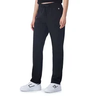 Spodnie sportowe damskie - Spodnie Champion C Logo Patch Drawstring 117124-KK001 - czarne - miniaturka - grafika 1