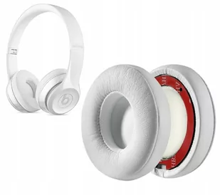 Białe Gąbki Nauszniki Ear Pady Do Beats Solo 2. 3 - Akcesoria do słuchawek - miniaturka - grafika 1