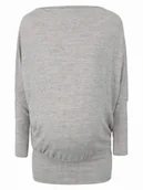 Bluzki damskie - Damska tunika ciążowa z wiskozy szara Bellybuton Maternity, r.XL - miniaturka - grafika 1