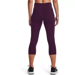Legginsy damskie Under Armour Rush Tonal Capri PKT NS - Legginsy - miniaturka - grafika 2