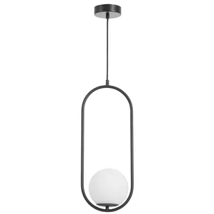 NOWOCZESNA LAMPA WISZĄCA CZARNA VERO 1B - Lampy sufitowe - miniaturka - grafika 1