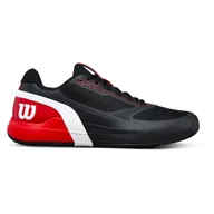 Buty sportowe męskie - Męskie buty tenisowe Wilson Rush PRO 5 Clay Black/Red EUR 44 2/3 - miniaturka - grafika 1
