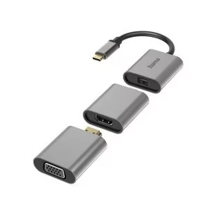 Hama Adapter USB-C Mini DisplayPort/HDMI/VGA - Adaptery i przejściówki - miniaturka - grafika 3