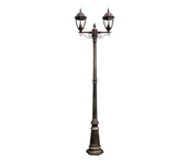 Lampy ogrodowe - Redo 9609 - Lampa zewnętrzna SEVILLA 2xE27/42W/230V IP44 złota/patyna - miniaturka - grafika 1