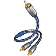 Kable - In-Akustik Kabel Inakustik Premium Y Subwoofer Cable Cinch - 2x Cinch 5,0 m - 00 (USHM4A A BLUE) - miniaturka - grafika 1