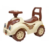 Jeździki dla dzieci - Jeżdzik beżowo-brązowy Technok - miniaturka - grafika 1