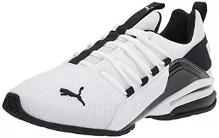 PUMA Sneakersy Axelion Unisex, Biały, czarny, 43 EU - Sneakersy damskie - miniaturka - grafika 1