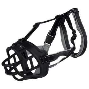 Kaganiec dla psa TRIXIE Muzzle Flex, czarny, rozmiar XL - Kagańce dla psów - miniaturka - grafika 1