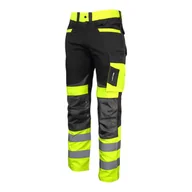 Odzież robocza - LAHTI PRO Spodnie ostrzegawcze robocze Slim Fit roz S L4051101 LPL4051101 - miniaturka - grafika 1