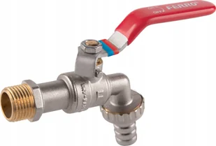 Ferro Zawór kulowy czerpalny z metalową złączką, 3/8", F-Comfort w - Zawory i kraniki - miniaturka - grafika 1