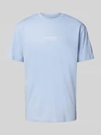 Koszulki męskie - T-shirt o kroju relaxed fit z czystej bawełny - miniaturka - grafika 1