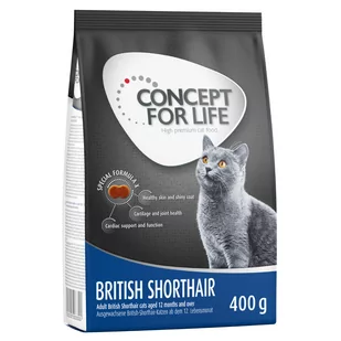 Concept for Life British Shorthair Adult - ulepszona receptura! - 400 g - Sucha karma dla kotów - miniaturka - grafika 1