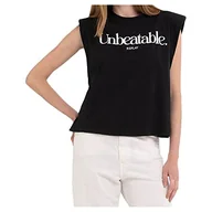 Koszulki i topy damskie - Replay T-shirt damski, 098 BLACK, XXS - miniaturka - grafika 1