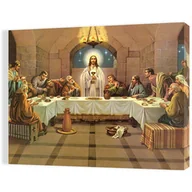 Ikony i obrazy sakralne - Obraz religijny na płótnie Ostatnia Wieczerza - miniaturka - grafika 1