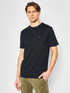 Koszulki męskie - Volcom T-Shirt Stone Blanks Bsc A3512056 Czarny Modern Fit - grafika 1