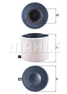 Filtry powietrza - Filtr powietrza Mahle LX 4410 - miniaturka - grafika 1