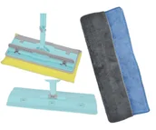 Akcesoria i części AGD - Zapas do mopa ścierka dwustronna mop zaciskowy klamrowy 22x35 - miniaturka - grafika 1