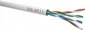 Kable miedziane - Solarix Instalační kabel Solarix UTP, Cat5E, drát, PVC, box 100m SXKD-5E-UTP-PVC - miniaturka - grafika 1