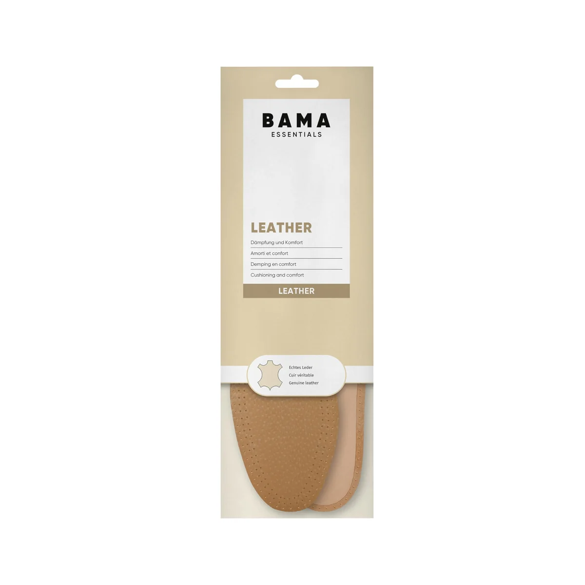 Bama Leather - Wkładki Skórzane do Butów, Amortyzujące Zapewniające Komfort dla Dorosłych 1 Para - 42/43 EUR