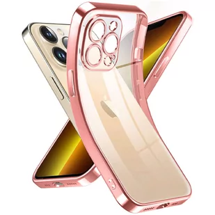 Etui Alogy TPU Luxury Case z osłonką na aparat do Apple iPhone 12 Pro różowo-przezroczyste - Etui i futerały do telefonów - miniaturka - grafika 2
