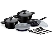 Zestawy garnków i patelni - GARNKI TYTANOWE BERLINGER HAUS 12el BH-7097 MONACO - miniaturka - grafika 1